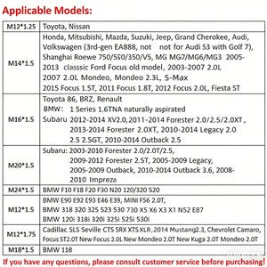 Tappo di Scarico Olio Magnetico in Alluminio Rosso M12 M14 M16 M20, Kit di Riparazione per la Svuotatura del Bagno Olio per la Maggior Parte delle BMW, Toyota, Nissan - Product Image 5