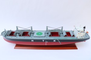HTK GALAXY-โมเดลเรือไม้เนื้อแข็งทำมือ ทาสีอย่างประณีต เรือบรรทุกสินค้าเชิงพาณิชย์สุดหรู ธีมการเดินเรือ ตั้งโชว์ได้ในบ้าน - Product Image 6