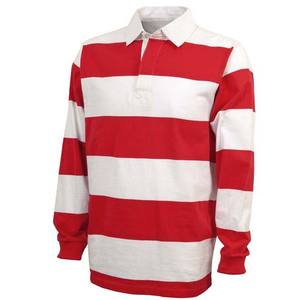 Camisetas Polo Personalizadas para Hombre, Rayadas, Oversize, de Algodón, Estilo Rugby, 100% Poliéster, Tejido de Punto Ecológico - Product Image 5