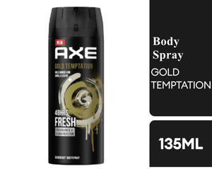 AXE Gold Temptation Body Spray Aroma Oro Ámbar y Vainilla 135ml - Product Image 6