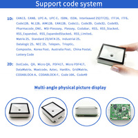 ECodeSky EMT8021MINI Scanner de codes à barres de loterie Module de codes à barres USB Scanner de codes Qr intégré
