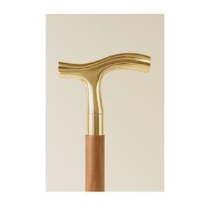 Bastón de madera tradicional con superficie pulida suave, construcción duradera para apoyo de personas mayores, para caminar al aire libre - Product Image 5