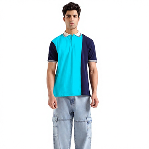Polo pour homme, manches courtes, coton, décontracté, respirant, coupe classique, design uni, boutons sur le devant - Product Image 4