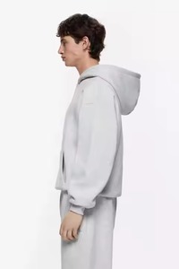 Ensemble de survêtement pour homme, personnalisé, de qualité supérieure, avec capuche, fermeture éclair intégrale, pour l'hiver, idéal pour le sport, la gym et le jogging - Product Image 4