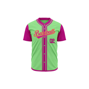 Sublimation Baseball Jersey Custom Logo Button <b>Down</b> Shirt Wholesale Sportswear Factory - Product Image 3