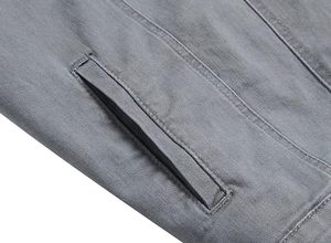 Veste en jean pour homme, 100% coton, personnalisable avec logo, respirante, écologique, séchage rapide, pour usage extérieur, haute qualité, vente en gros - Product Image 6