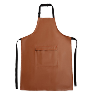 Delantal de Cocina de Cuero Genuino Impermeable Premium 2026, Delantal de Chef Duradero y Elegante para Cocina y Barbacoa, Hecho de Lona, Personalizable, Unisex - Product Image 1