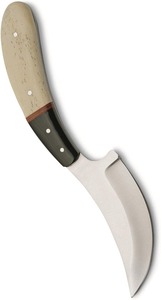 Couteau Skinner artisanal en acier D2, manches en bois de rose avec étui en cuir, couteau personnalisé - Product Image 2