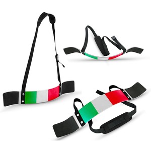 Ceinture de soutien lombaire réglable, légère et portable, design drapeau italien, pour la musculation, la protection du corps, en néoprène - Product Image 5