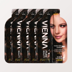 Shampoo colorant pour cheveux coréen K-Beauty brun foncé 1 pièce Fabriqué en Corée Teinture capillaire pour couvrir les cheveux blancs - Product Image 1