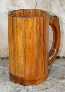 Antique Acacia <b>Wooden</b> Rustic Mug Beer Wine <b>Cup</b> Artisanal <b>Wooden</b> Mug Natural Wood Drinkware Eco-friendly Mug - Product Image 2