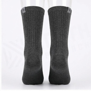 North Approach Crew <b>Socks</b> Solid Color <b>Breathable</b> Cotton Adult Autumn Casual <b>Socks</b> - Product Image 2