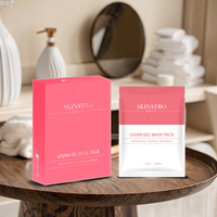 Masque hydrogel Levan naturel coréen au collagène Centella Asiatica infusé anti-rougeurs hydratant apaisant pour peau sensible