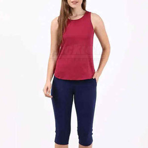 Nueva Camiseta sin Mangas para Mujer, 100% Algodón, Transpirable y de Secado Rápido, Logotipo Frontal Personalizable, Ropa Deportiva, Superventas - Product Image 4