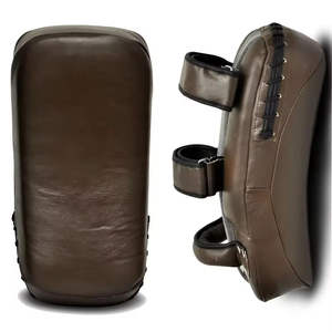 Lightweight PU Leather Kick Pads with Firm <b>Grip</b> Handle and Safety <b>Control</b> High Density Design for Boxing Training Kicking Shield - Product Image 2