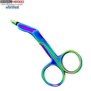 Ciseaux pour infirmières Lister Bandage, 3,5 pouces, manuels, EMT, multicolores, revêtement en titane, acier inoxydable, certifiés CE - Product Image 5