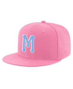 Gorra Snapback Rosa de 6 Paneles Personalizada 2026 de Gran Venta, Unisex Ajustable con Logotipo de Equipo Bordado en 3D, Tela de Lona para Cuatro Deportes - Product Image 3
