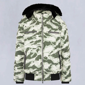 Nueva Chaqueta Acolchada de Camuflaje para Hombre, con Capucha, Resistente al Viento, Gruesa, para Invierno, con Forro de Piel, Corte Regular, Cierre de Cremallera, Estilo Casual - Product Image 5