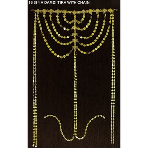 เครื่องประดับผมพู่ยาวชุบทอง MIJ สไตล์ชาติพันธุ์ ที่คาดผมสำหรับเดินทาง มงกุฎติกก้า โลหะผสม ปรับได้ น้ำหนักเบา พู่ยาว มงกุฎติกก้า - Product Image 2