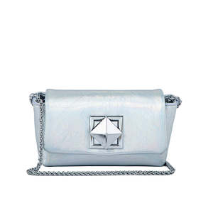 Bolso de mano formal gris para mujer - Product Image 1