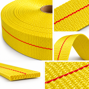 Sangle en polypropylène industrielle de 75 mm pour la manutention des matériaux, la fixation des charges, haute résistance à la traction, fabricant OEM - Product Image 4