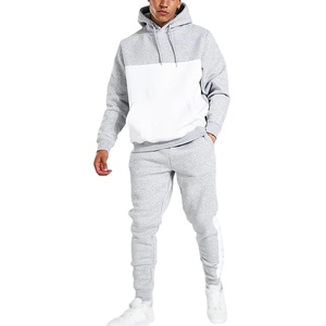 OEM vente en gros personnalisé deux tons couleur imprimé sport ensemble 2 pièces survêtement avec serrure polaire survêtement vêtements de sport - Product Image 1