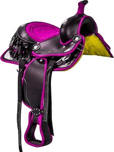 Silla de montar Baretek de cuero inglés para equitación sin arnés, estilo western, la mejor calidad, para placer y senderismo, hecha a medida - Product Image 6