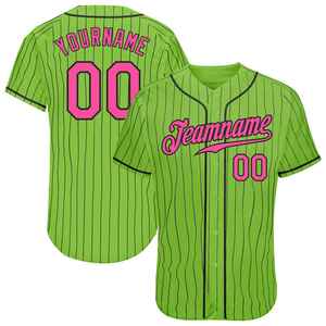 Maillots de baseball personnalisés respirants grandes tailles imprimés par transfert thermique Noms et numéros des équipes personnalisés Nom et numéro brodés - Product Image 4