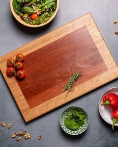 Planche à découper rectangulaire en bois de qualité supérieure avec surface durable pour la préparation et le service des aliments à la maison - Product Image 6