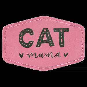 Patchs en similicuir PU vierges personnalisables de haute qualité 2025, forme rectangulaire, compatibles laser, à coudre, motifs fleur et cœur - Product Image 6