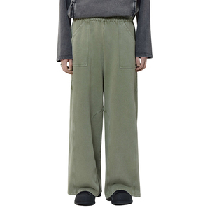 Pantalones Deportivos de Felpa para Hombre y Mujer, Estilo Urbano, Transpirables, Gruesos, de Cintura Media, con Tinte Degradado, Retro, Holgados, Casuales, a Precio Económico - Product Image 2