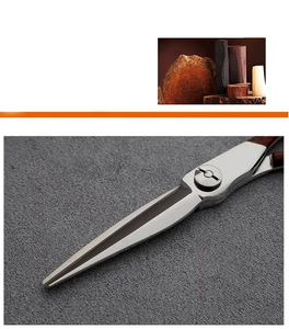 Ciseaux à manche en bois personnalisés, droitiers, en acier japonais de qualité supérieure, pointe acérée, légers - Product Image 3
