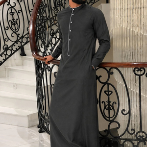 Thobe OEM Supplier Comfortable Long Sleeve Islamic Wear Designed for Private Label and Wholesale Buyers - Product Image 6