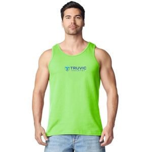 Débardeur pour homme adulte, haut sans manches à col rond, en coton mélangé confortable, vêtement décontracté d'été - Product Image 1