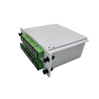 G657A1/G657A2 Fiber Type garansi panjang waktu konektor SC/APC Fiber Optic Plug-in Plc Splitter