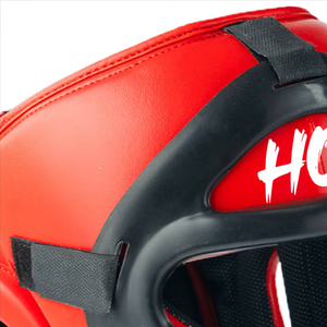 อุปกรณ์ป้องกันศีรษะสำหรับมวย MMA รุ่น Best Made พร้อมแผ่นปิดหน้าแบบถอดได้ ป้องกันแก้ม หู ปาก และที่จับมือสำหรับมวยไทย - Product Image 4