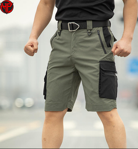Pantalones Cortos Tácticos para Hombre, 100% Poliéster, Resistentes al Agua, de Secado Rápido, Transpirables, con Cierre de Cremallera, para Trabajo al Aire Libre, Senderismo - Product Image 1