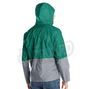 Chaqueta Cortavientos con Capucha para Hombre, Ligera, Transpirable, Resistente al Viento, Informal, para Exteriores - Product Image 2