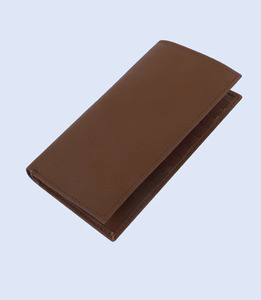 Cartera de Cuero Genuino Ligera de Alta Calidad para Hombre, Tarjetero con Diseño de Logotipo Personalizado, Plegable Larga, con Bloqueo RFID, Moda Premium - Product Image 2