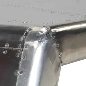 Table basse en métal design, meubles de luxe, table d'appoint décorative en métal faite à la main, décoration intérieure haut de gamme, Zahid Exports - Product Image 3