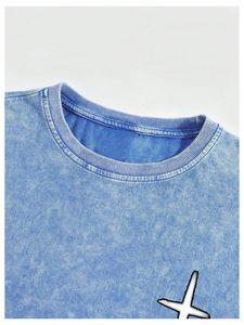 Camiseta Oversize para Hombre, de Algodón, Manga Corta, Hombros Caídos, Estilo Casual y Urbano - Product Image 3