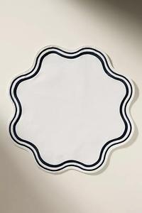 Bearfit Handmade 100% cotton <b>Canvas</b> Organic Eco-Friendly European Style Placemats Embroidered Madline embroidered placemats - Product Image 4