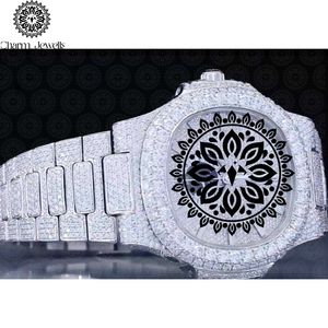 Charm Jewells – montre de luxe en acier inoxydable pour femmes, cadran analogique rond de 38mm, mouvement à Quartz en cristal saphir, mode féminine - Product Image 2