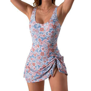 ชุดเดรสชายหาดฤดูร้อนสำหรับผู้หญิง แบบไม่มีแขน แห้งเร็ว หลายสี ซีทรู ใช้คลุมบิกินี่ - Product Image 2