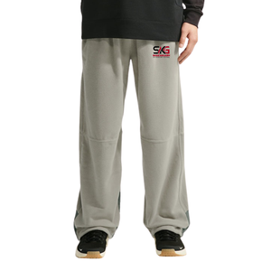 Shakargarh International <b>Men's</b> Fleece Polyester/Cotton Loose Wide Leg Sports Casual Jogger <b>Pants</b> Elastic Waist for Winter <b>Lounge</b> - Product Image 2