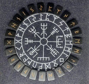 <b>Engraved</b> Horn Runes, Elder Futhark, Viking Divination <b>Tool</b> by blossom craft india - Product Image 6