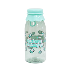 Bouteille de lait en plastique PP légère de 500 ml avec sangle de transport, style moderne, facile à utiliser pour le bureau, les sorties en plein air, la randonnée, les pique-niques - Product Image 2