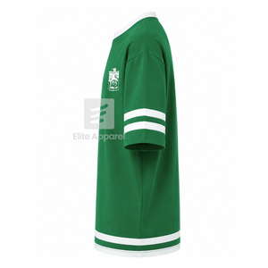 Chemise de sororité Iota Phi Lambda personnalisée, logo brodé sur le devant, couleur verte et blanche, manches courtes, pour vêtements grecs féminins - Product Image 4