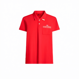 Chemises polo personnalisées en polyester/coton respirant, 220 GSM, logo brodé, motif géométrique abstrait, prix d'usine, haute qualité - Product Image 3