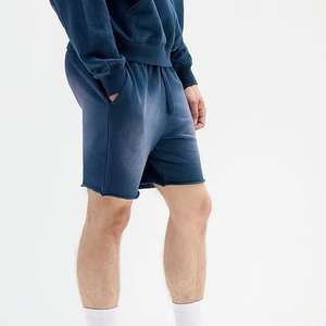 Pantalones Cortos de Algodón Vintage con Efecto Desgastado para Hombre, Estilo Acid Wash, para Correr y Hacer Ejercicio, con Diseño y Talla Personalizados, Estilo OEM - Product Image 3